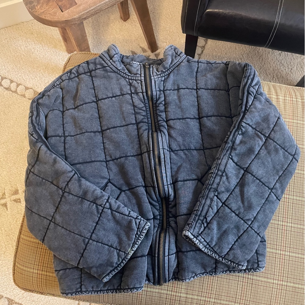 Quilted Blue Jacket